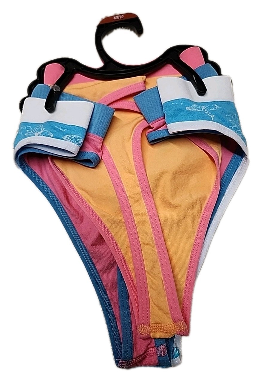 NWT Way To Celebrate 3-Pack Seamless Thong Panties Size Medium Multicolor