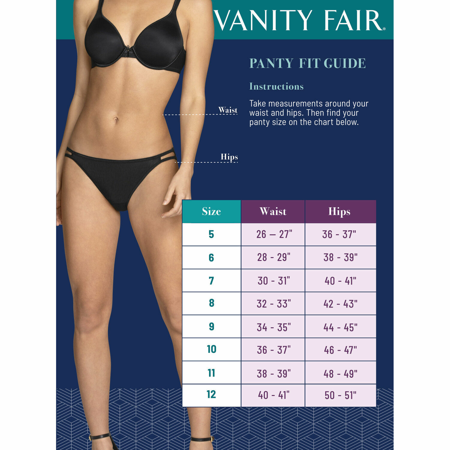 Vanity Fair Illumination 100% Cotton Full-Cut Star White Brief Plus Size 10/3XL