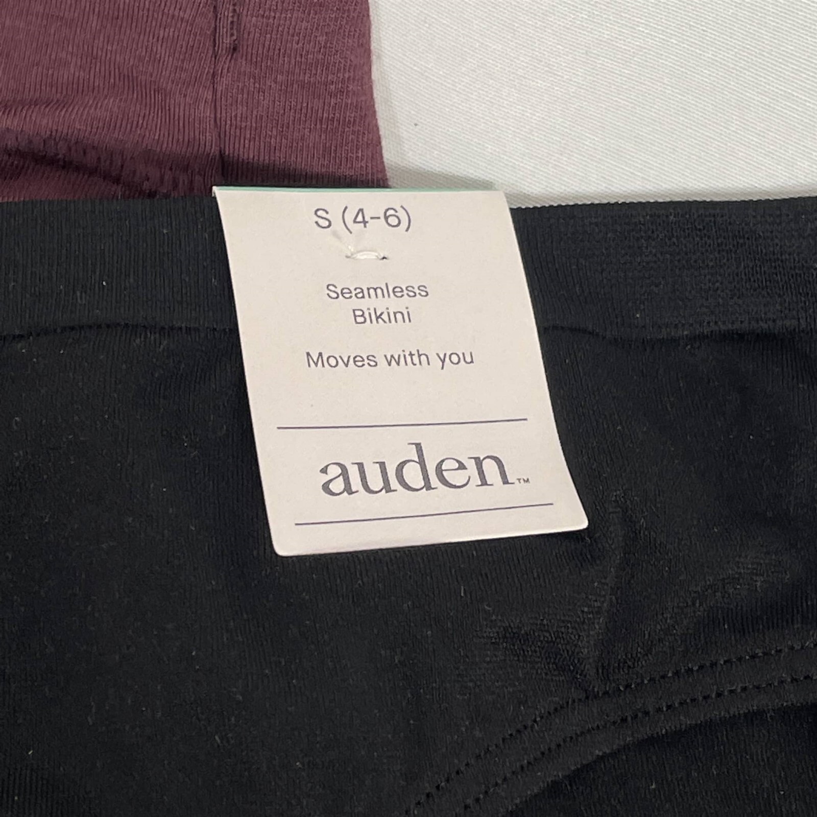 Auden 5pk Bikini Panties Assorted Prints And Fabrics Small (4-6)