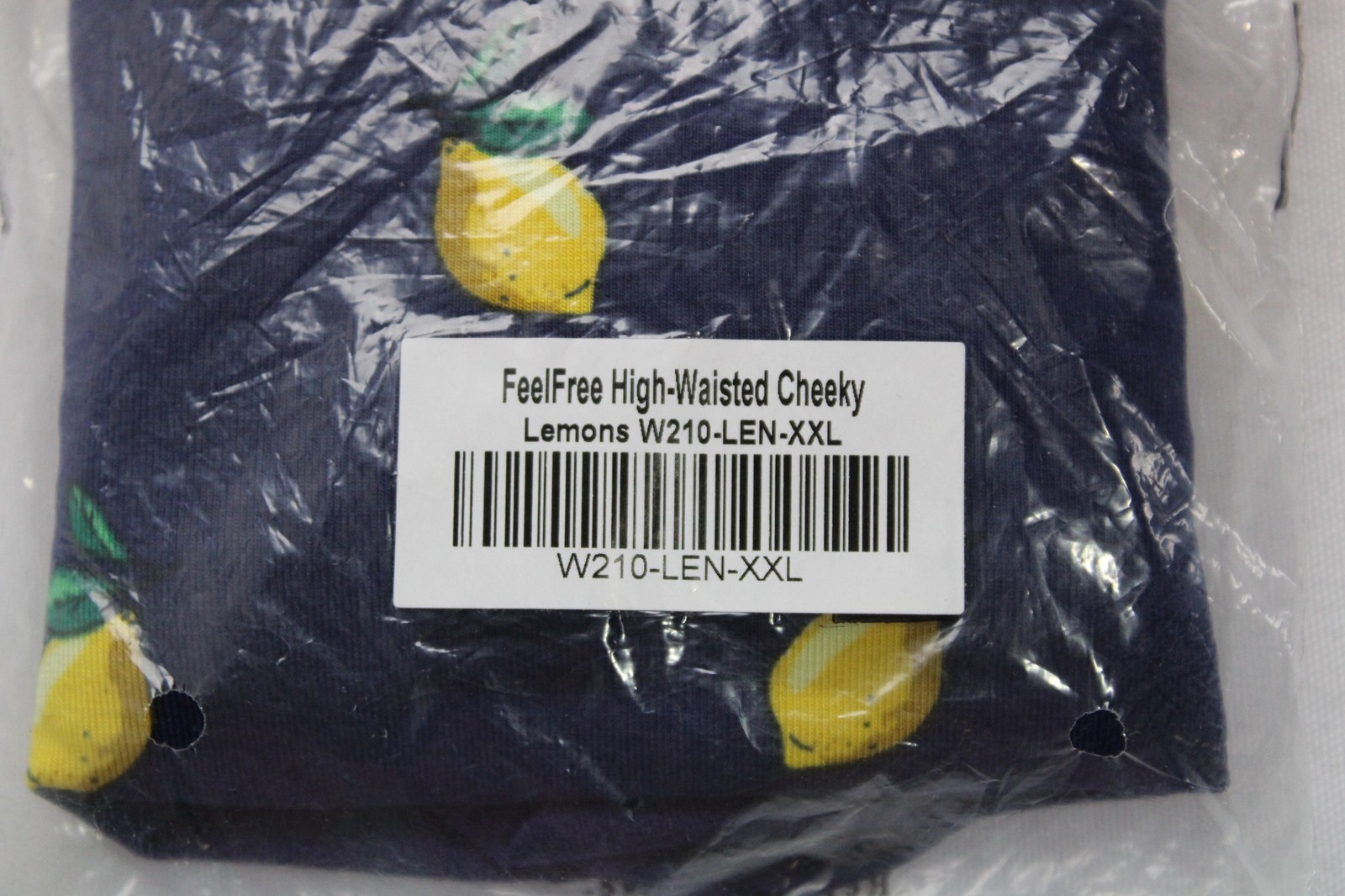 Meundies Woman’s Feelfree High Waisted Cheeky Underwear BM7 Lemons Size: 2XL NWT
