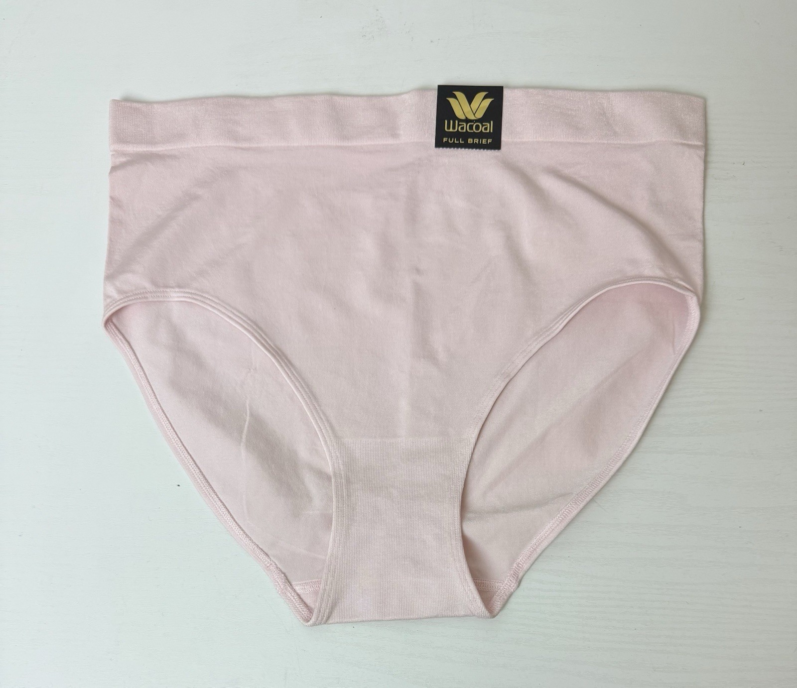 WACOAL 838175 B-Smooth FULL Brief Panties Naturally Light Pink Size XL