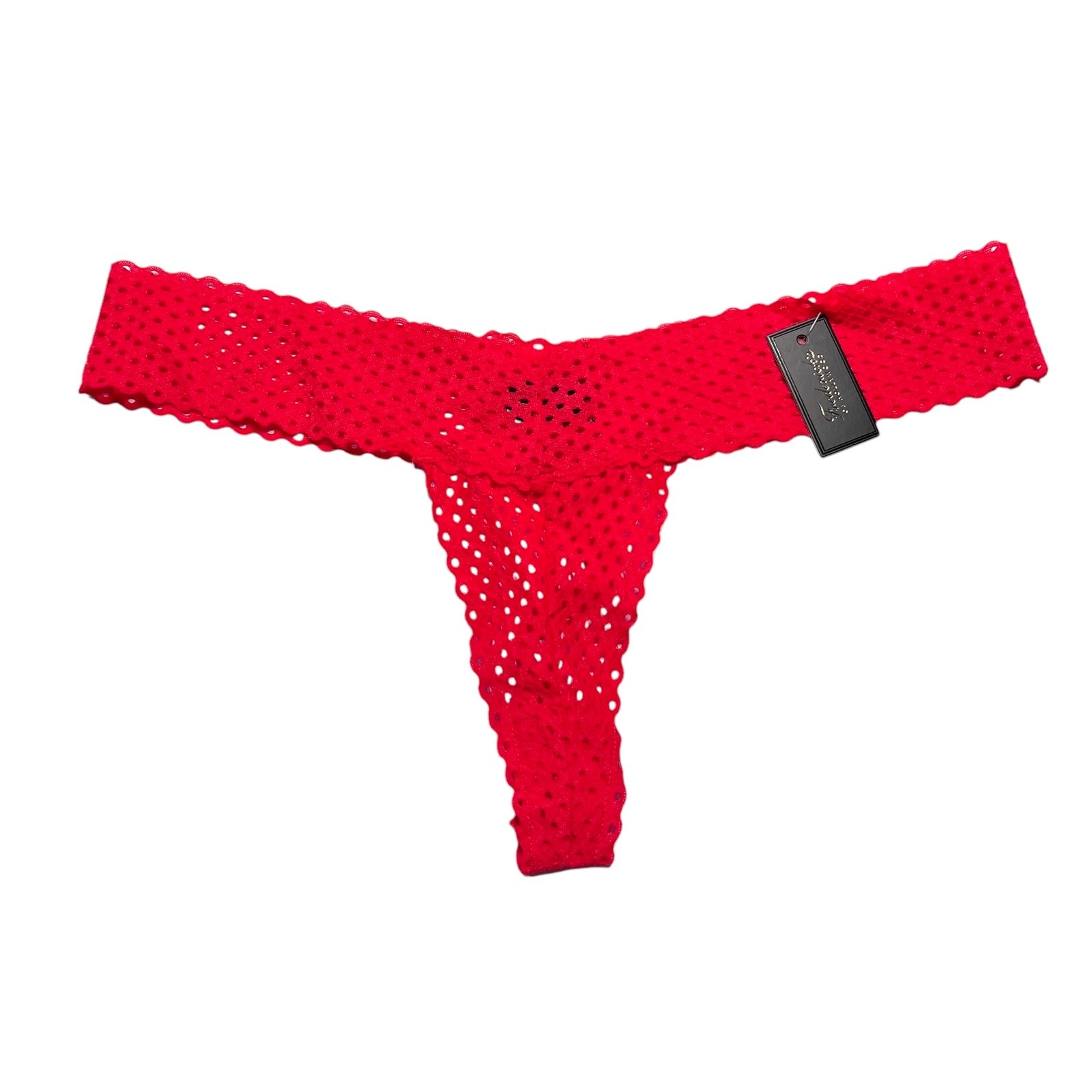 Frederick’s of Hollywood Abby Rose Mesh Thong Ski Patrol Size Large