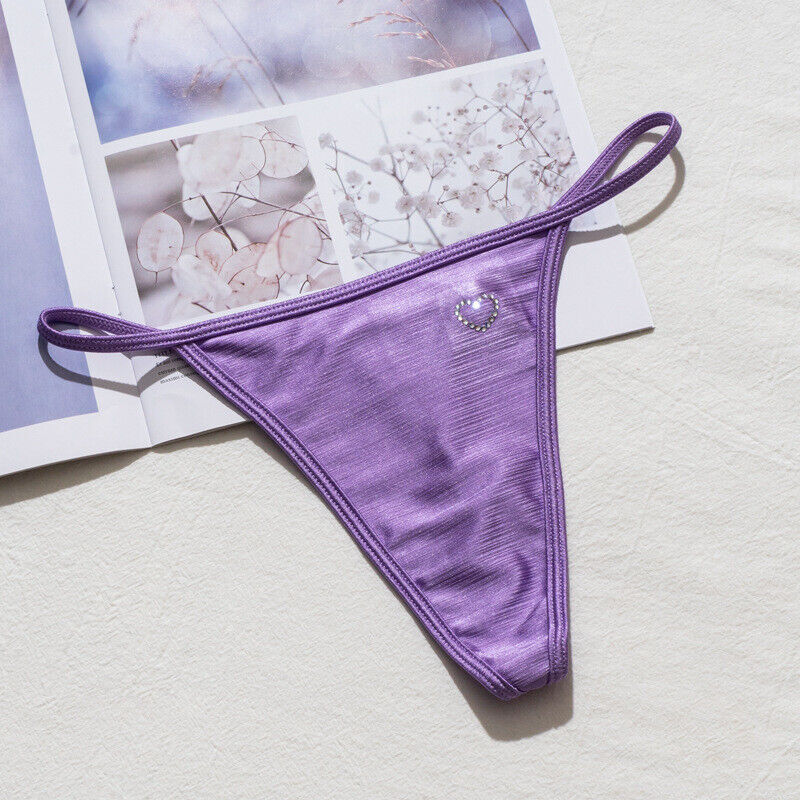 6 Packs Lot Womens Sexy String Bikini Panties Thong High Leg Underwear Lingeries