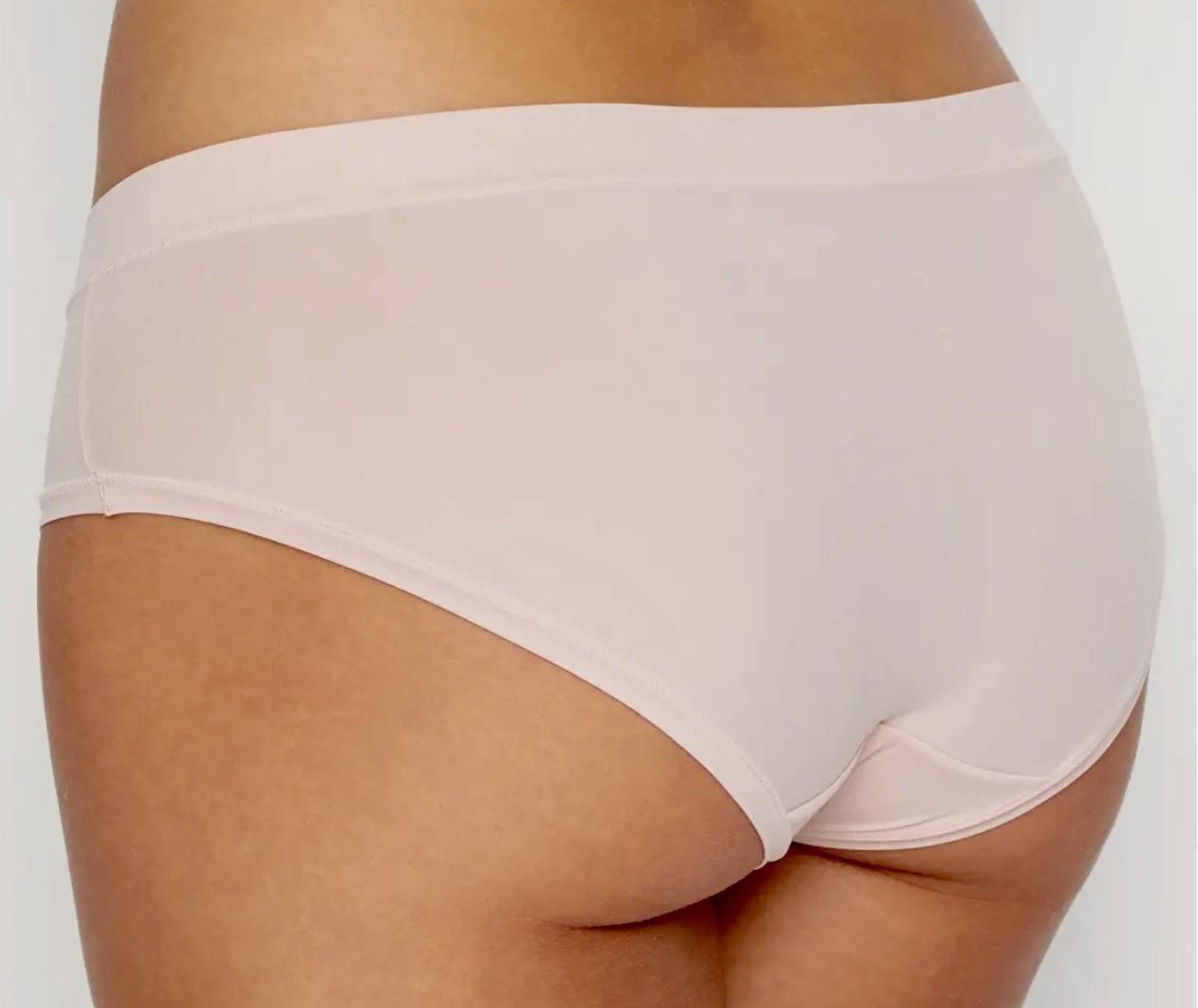 MAIDENFORM Comfort Devotion Lighten Up Pale Pink Hipster Panty Womens S M XL 2XL