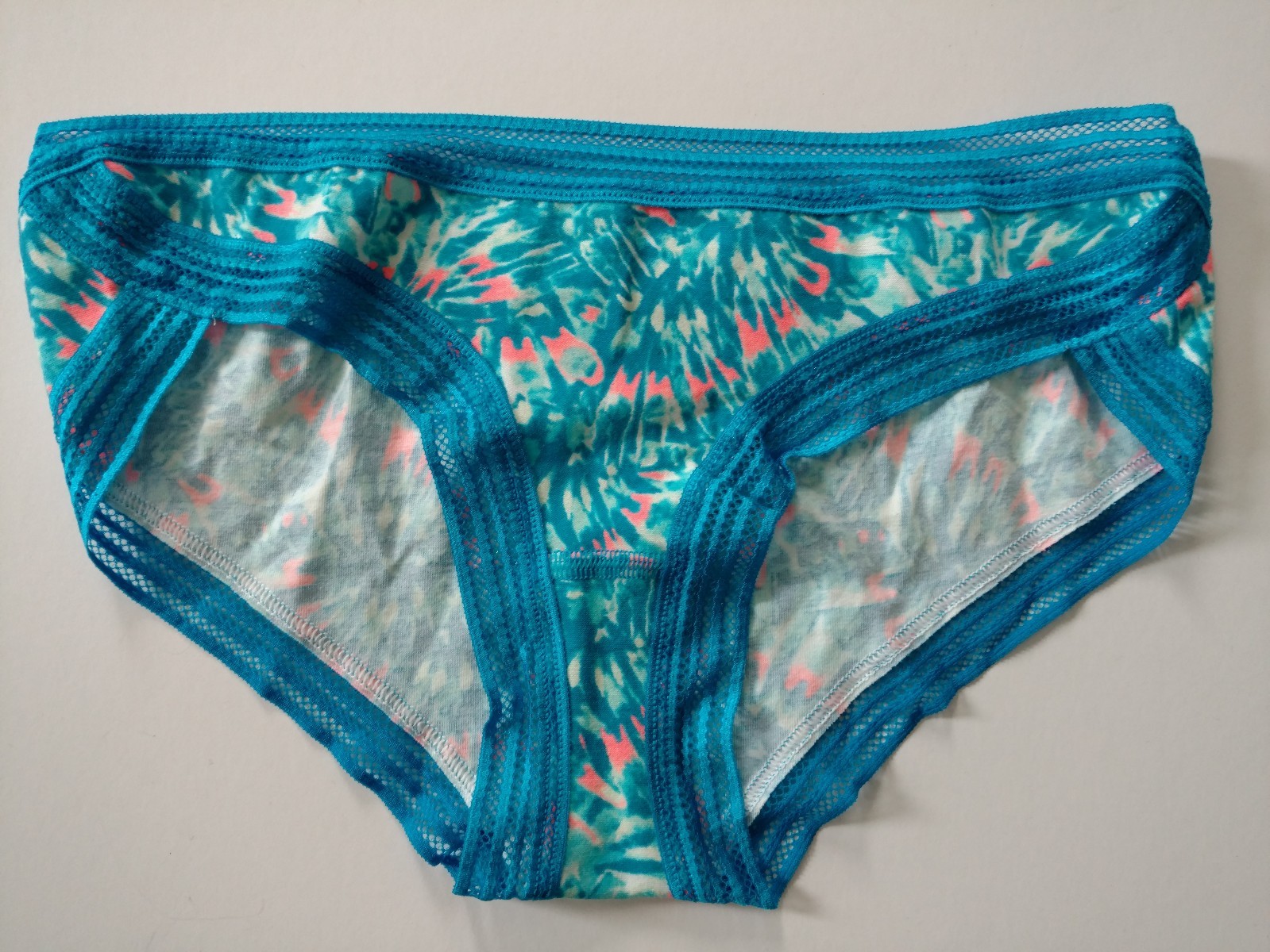 Victoria’s Secret PINK Extra Low Rise Hipster Small Red Yellow Blue Neon