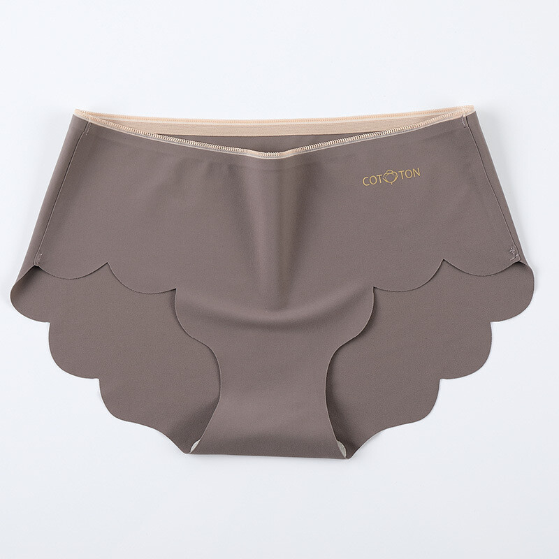 Spring/Summer Women’s High Elastic Ice Silk Seamless Silk Antibacterial Panties