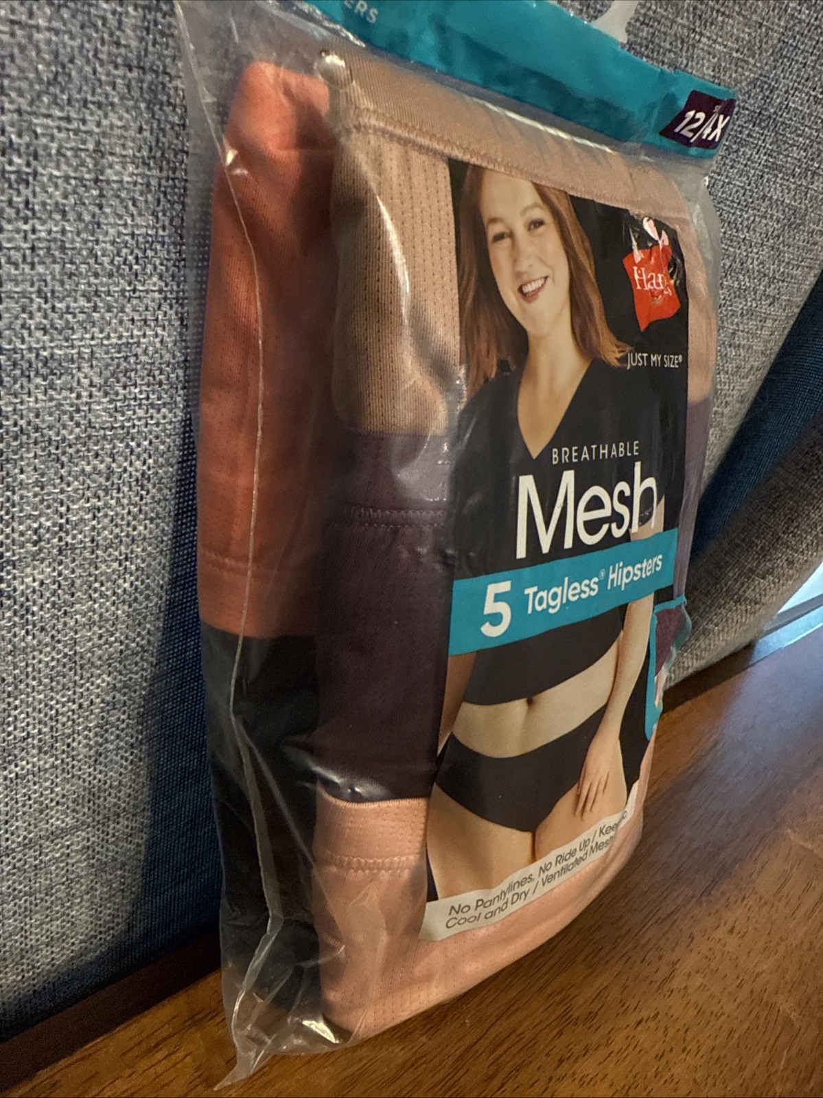 Hanes Just My Size Mesh Hipsters Tagless 12/4X New 12 4X Plus