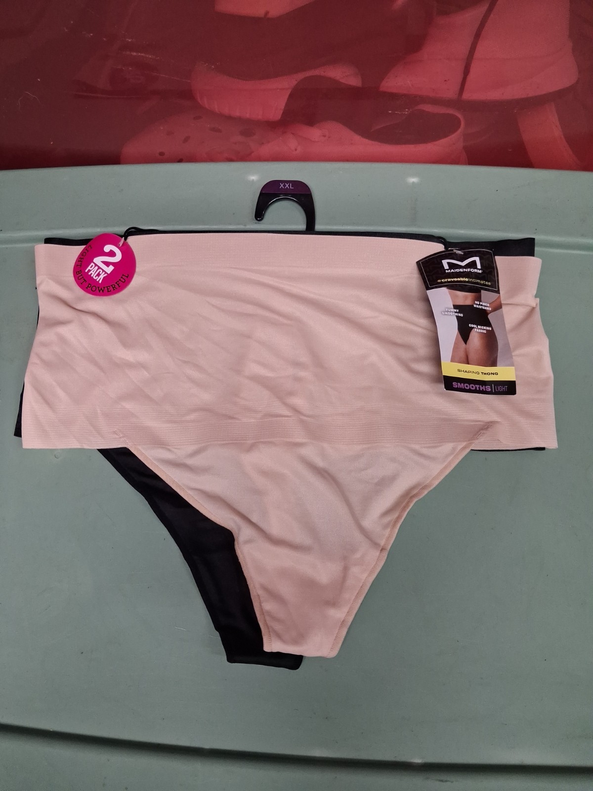 2 Pack Of 2XL Shaping Thongs