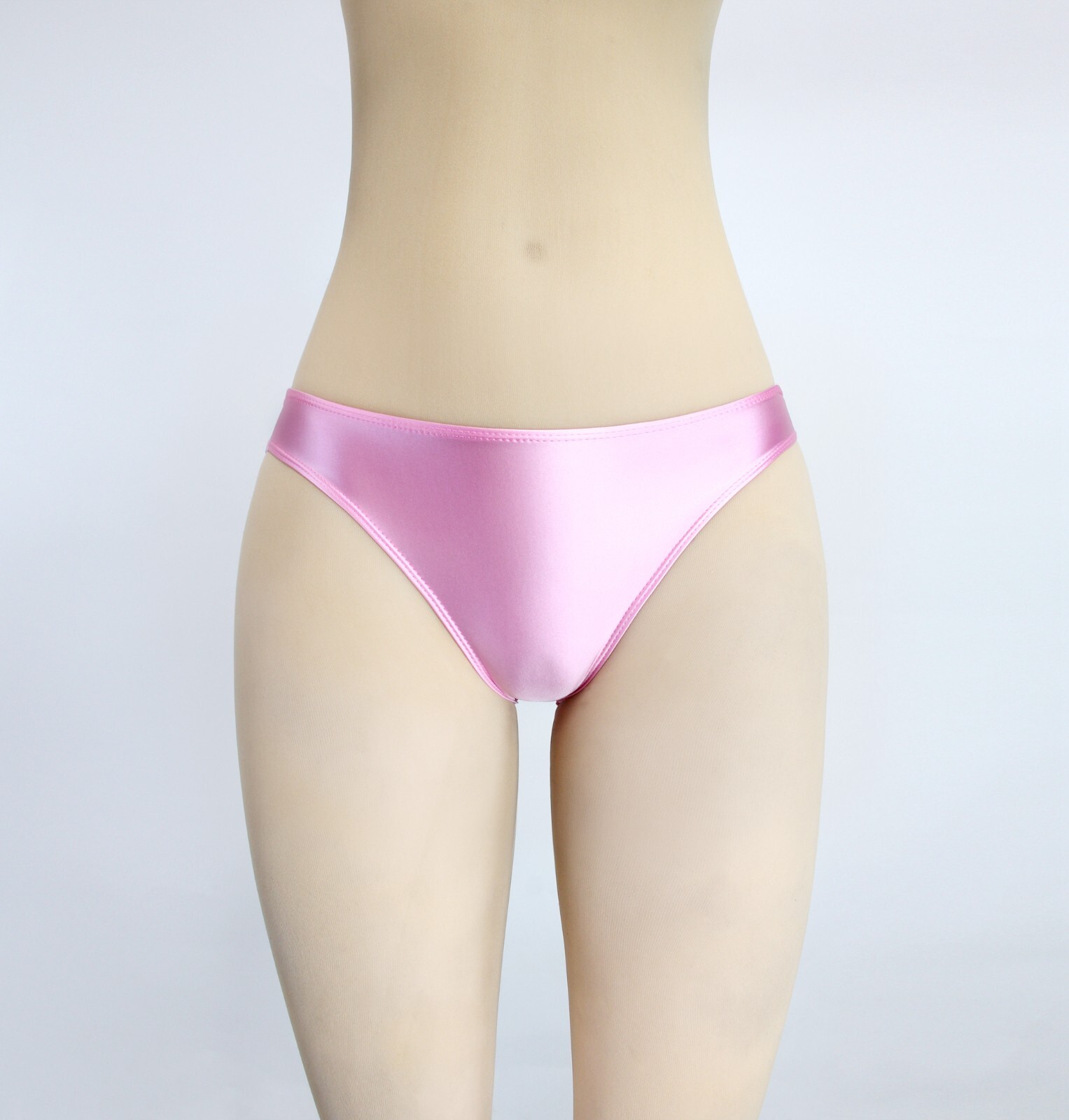 Women Sexy Glossy Oil Panties T-Back Low Waist Sports Knickers Tights Underwear