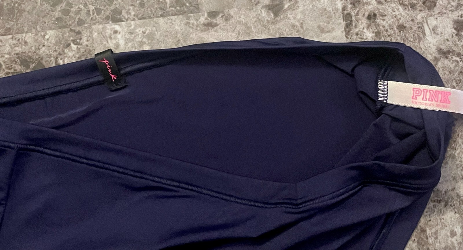 VICTORIA’S SECRET PINK NAVY BLUE SMOOTH THIN EVERYDAY STRETCH HIPSTER PANTIES