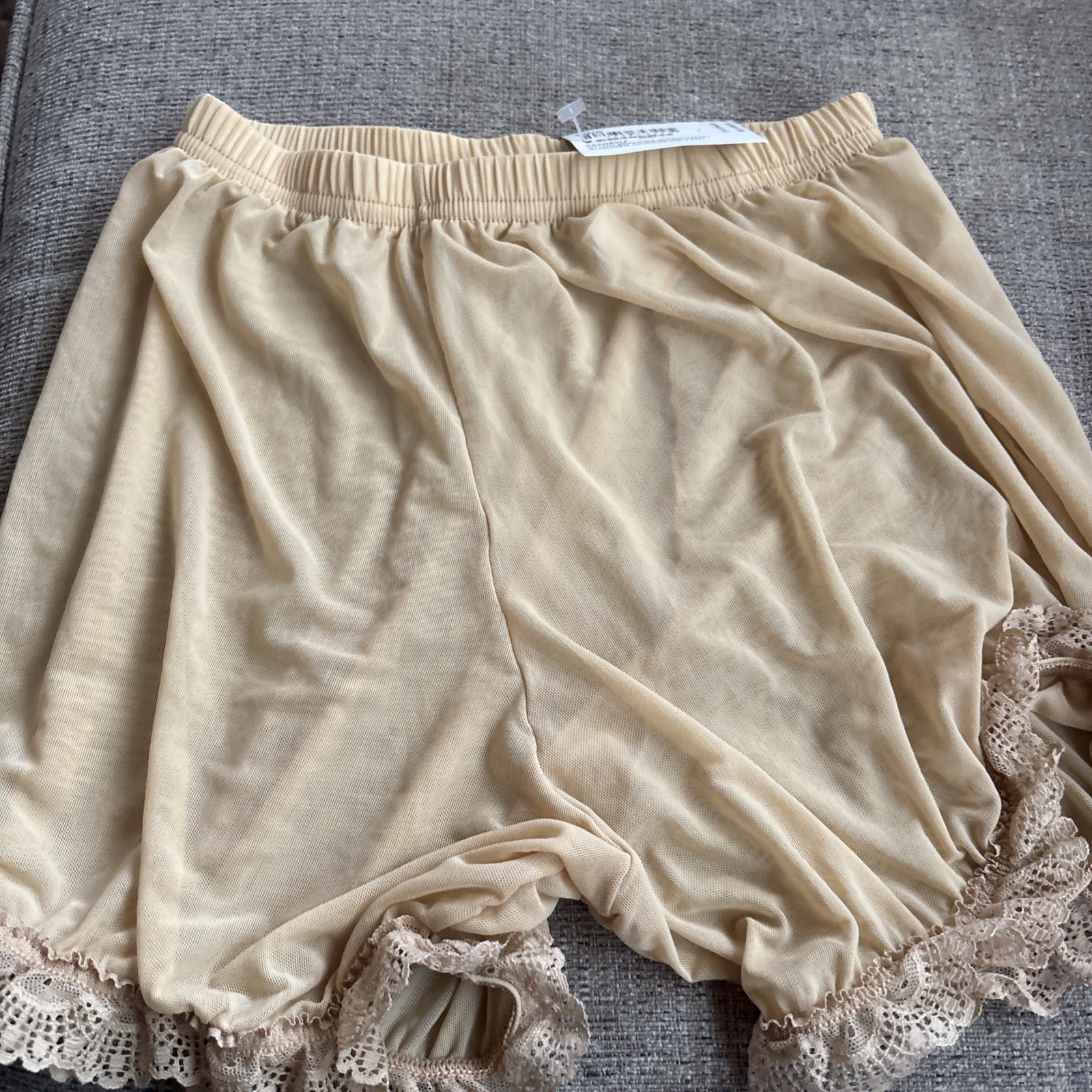 American Apparel Nylon Spandex Micro-Mesh Bloomer XS-S
