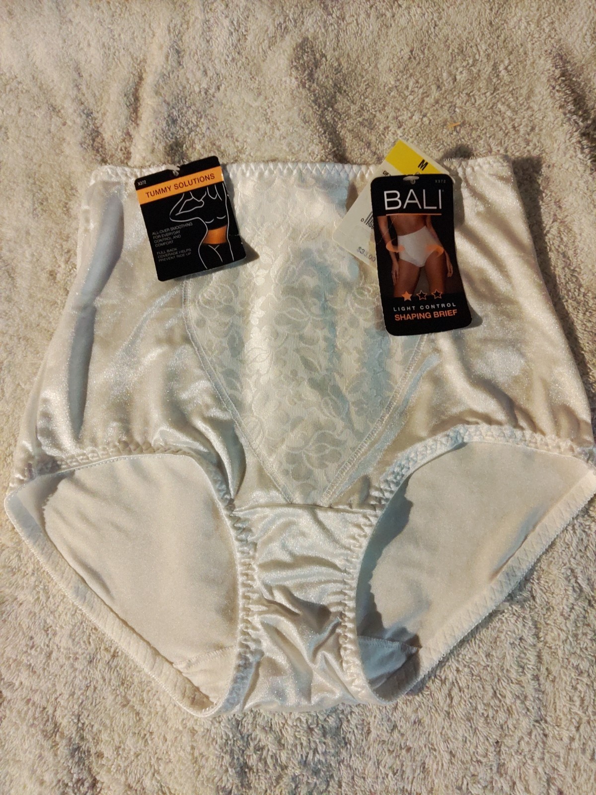 Bali Tummy Solutions 2 pack Women Underwear Shaping Brief Light Control Size 6