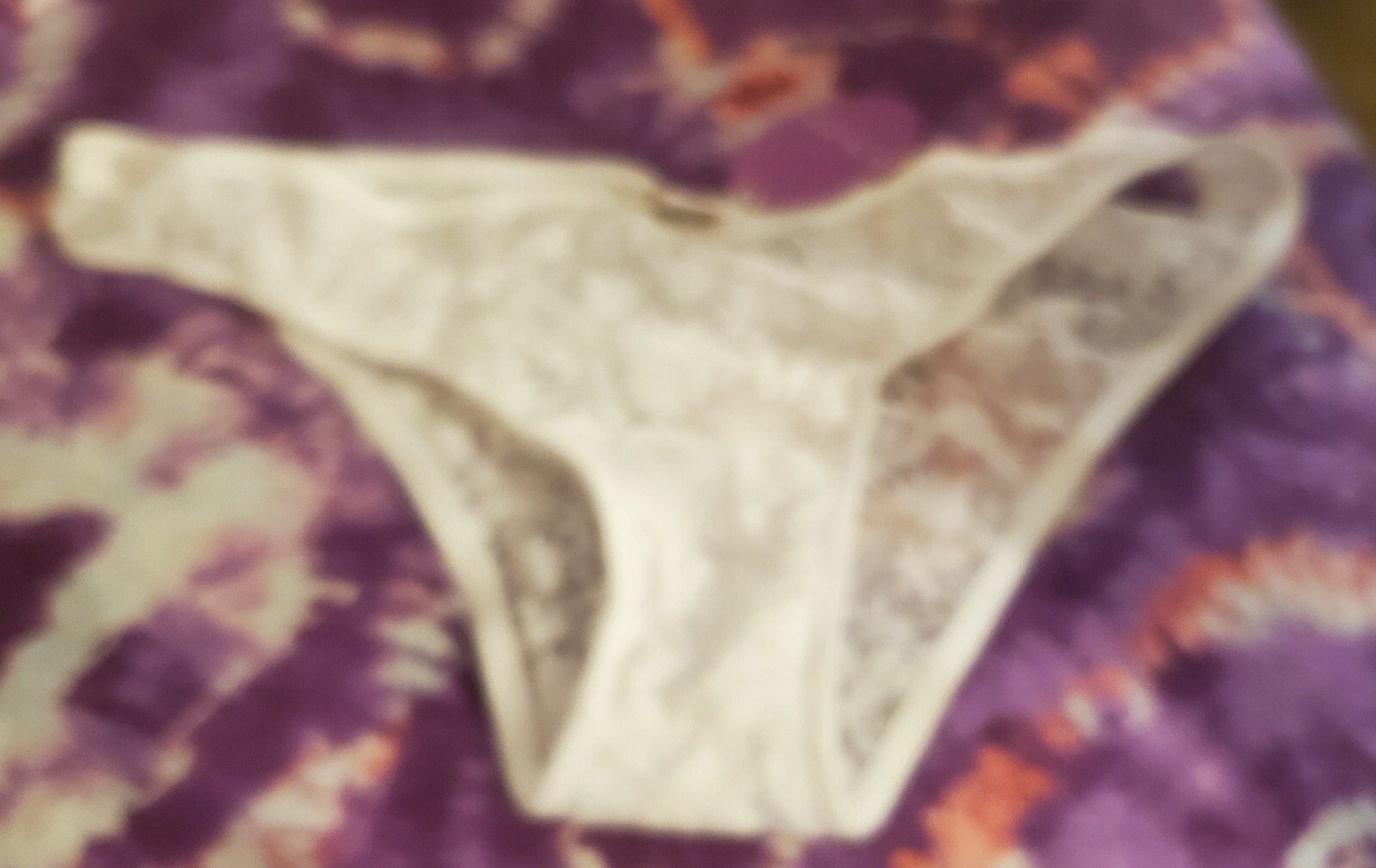 NWT CLO INTIMO WHITE LACE BIKINI BRIEF UNDERWEAR SMALL