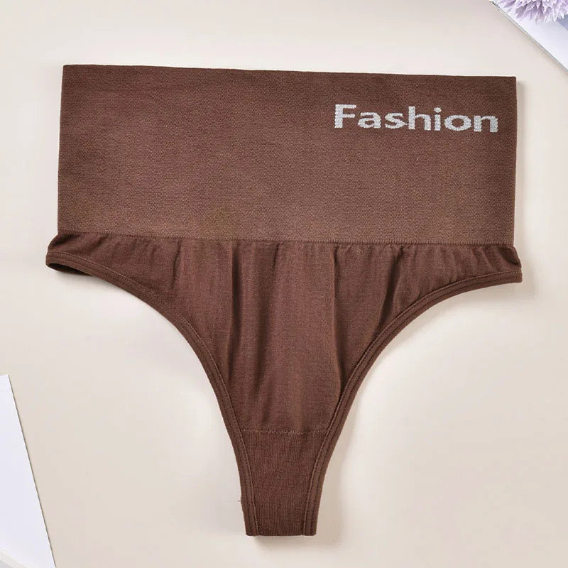 High Waist Thong Panties Women Seamless Open Back Underwear G String Brief