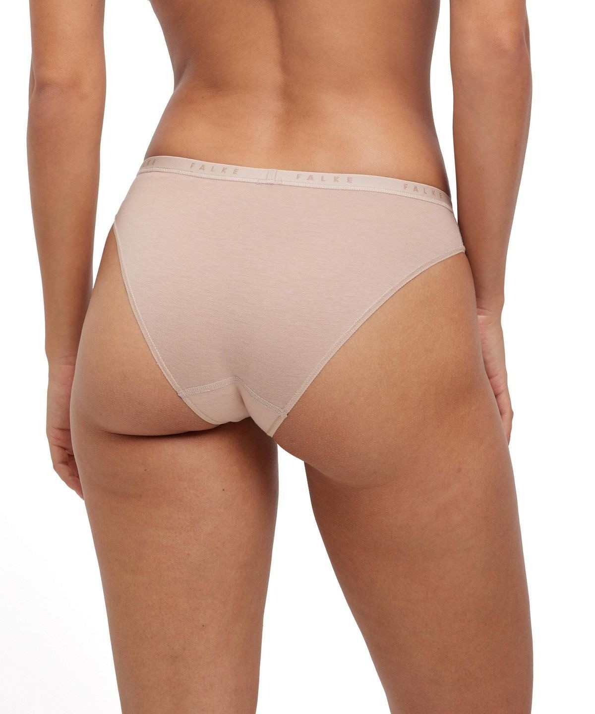 FALKE Daily Climate Control Bikini Briefs Size S Beige Cotton Skin Color