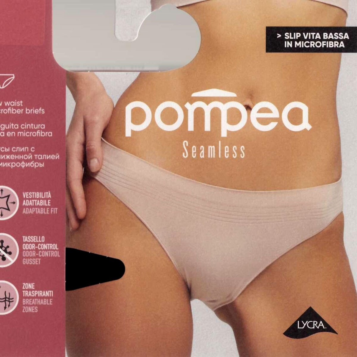 Women’s Slip by Pompea in soft stretch microfiber with low waist art Slip VB