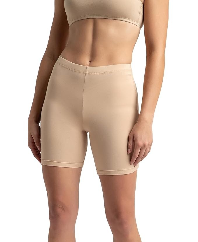 Jockey 1529 Women’s Cotton Elastane Mid Waist Shorties | High Coverage Stretch