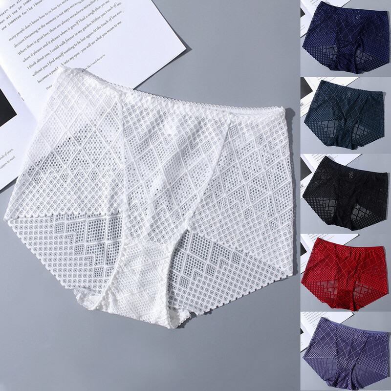 Women’s Sexy Underwear Lace Lingerie Mesh Briefs Panties Knickers Underpants HOT