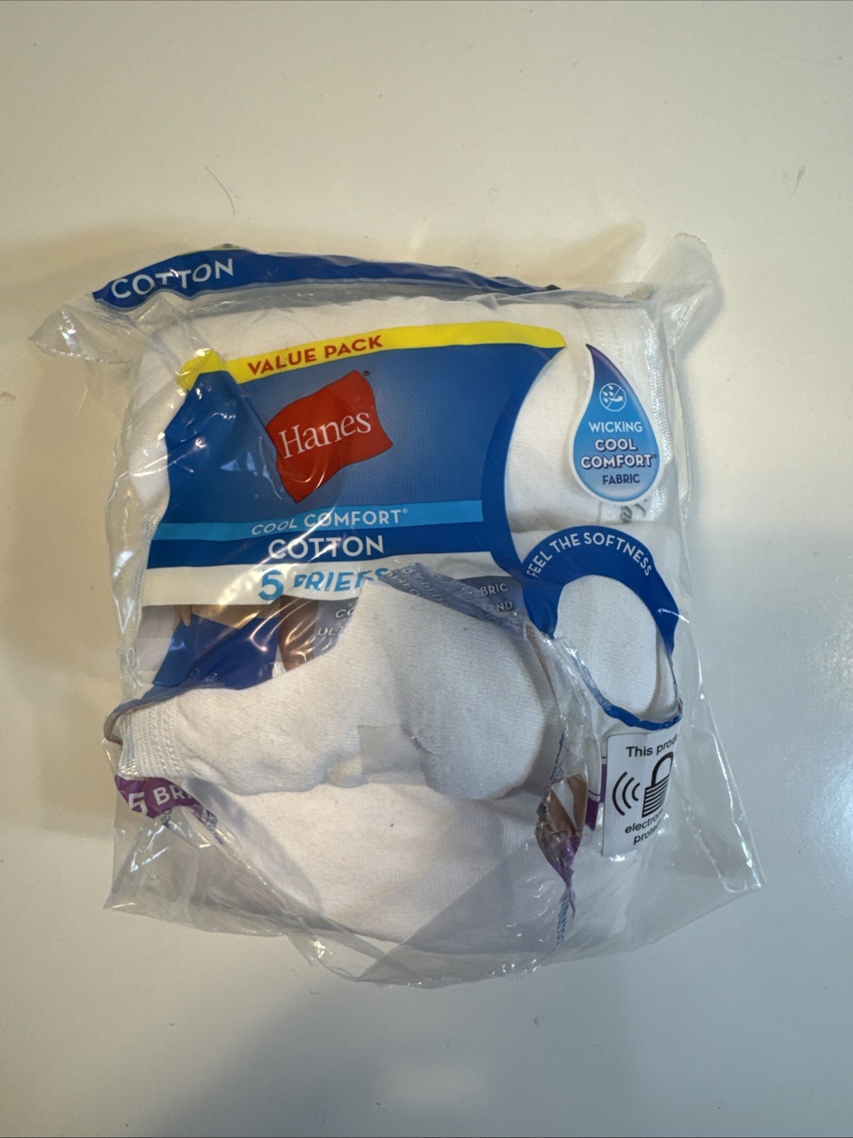HANES White Brief Panties 100% Cotton Lingerie sz 11/4XL NEW Cool Comfort (4)