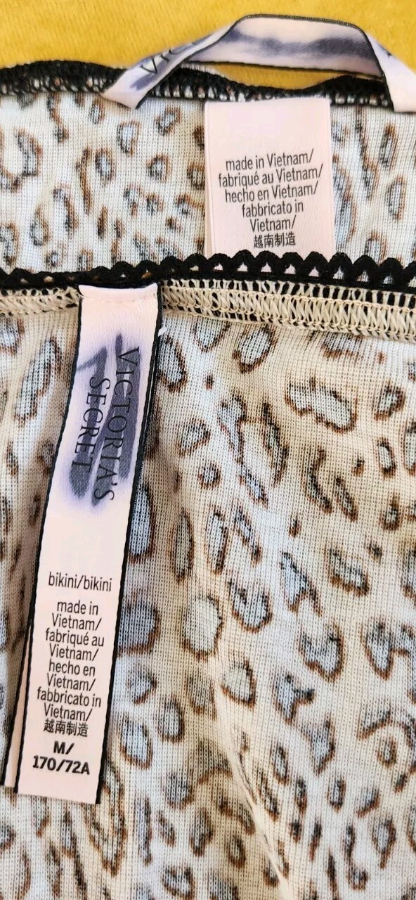 NEW! Victoria’s Secret Set 2 PC Cami Tank & Panty Leopard Print! Size M