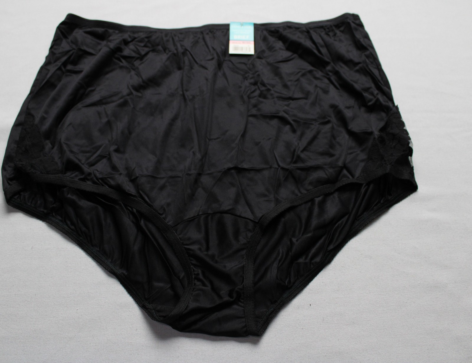 Vanity Fair Women’s Lace Nouveau Full Brief CN6 Midnight Black Size (3XL) NWT
