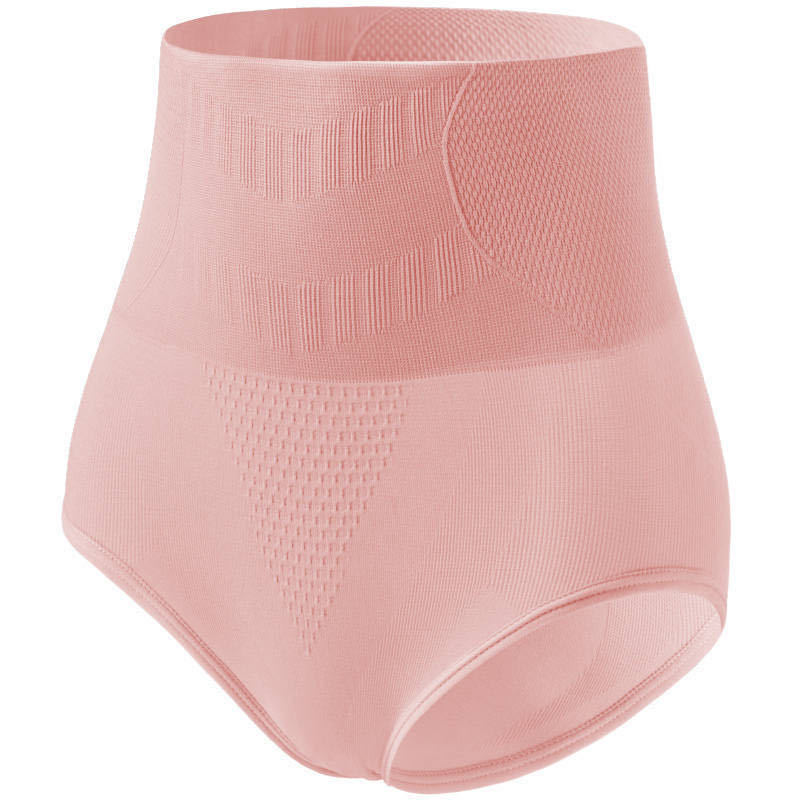 Women’s Graphene Antibacterial Seamless High Waist Hip Raise Abdomen Underwear