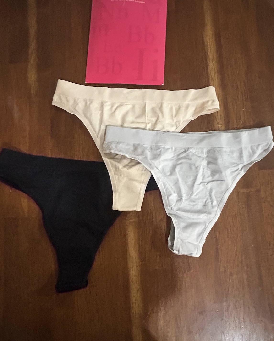 3 Pair Thong Panties For Women Size Large By SunM Boutique Nwt