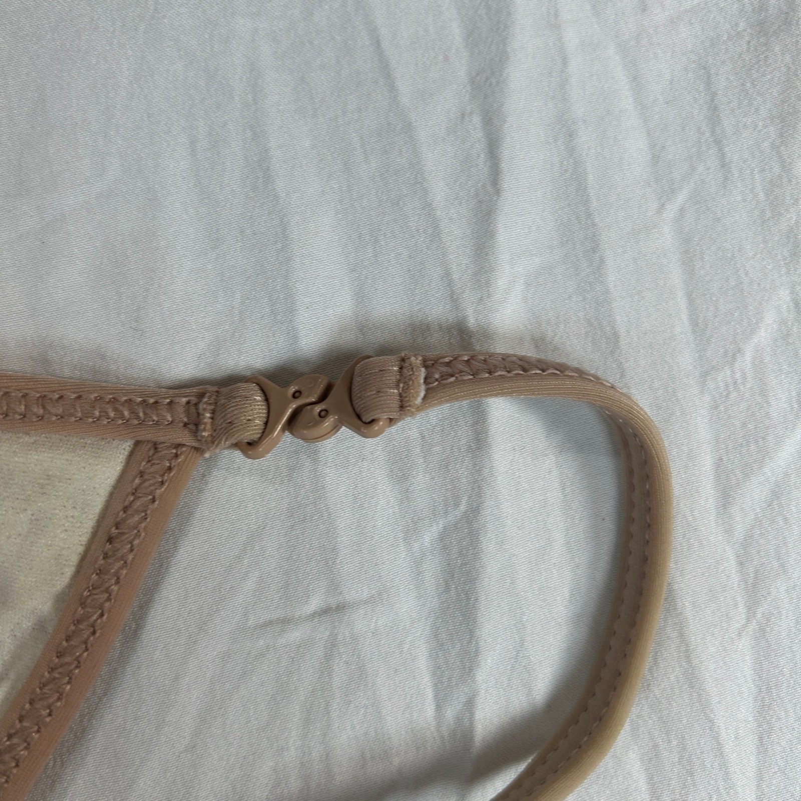 Latin Angel VTG Nude G-String Thong Professional Dancewear Made Brazil Small NEW