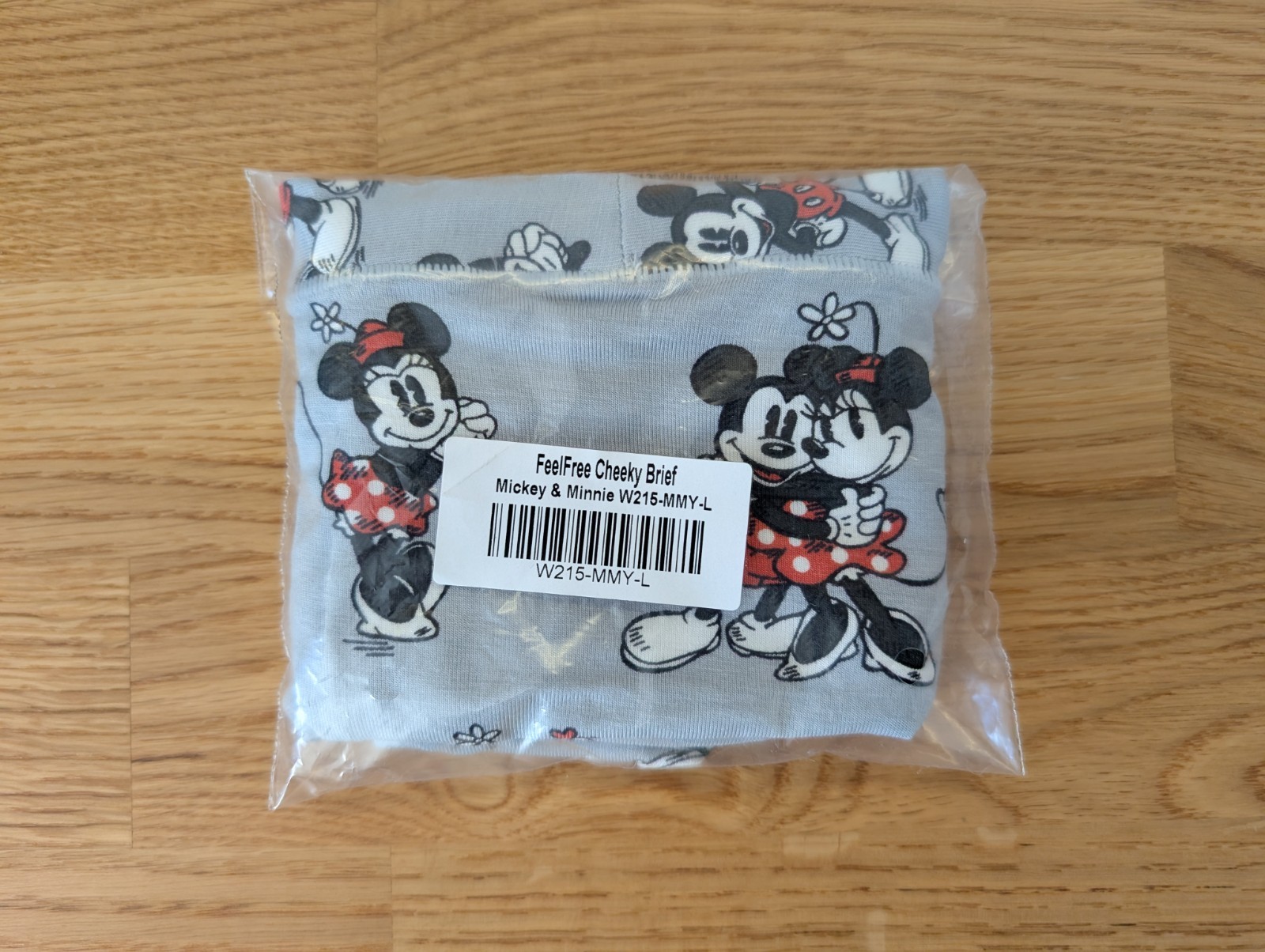 MeUndies x Disney Mickey & Minnie FeelFree Cheeky Brief – Size L