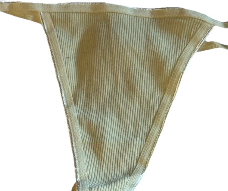 5 Pack Womens Thongs Panties Bundle Black Yellow Blue Green Beige Size S NEW