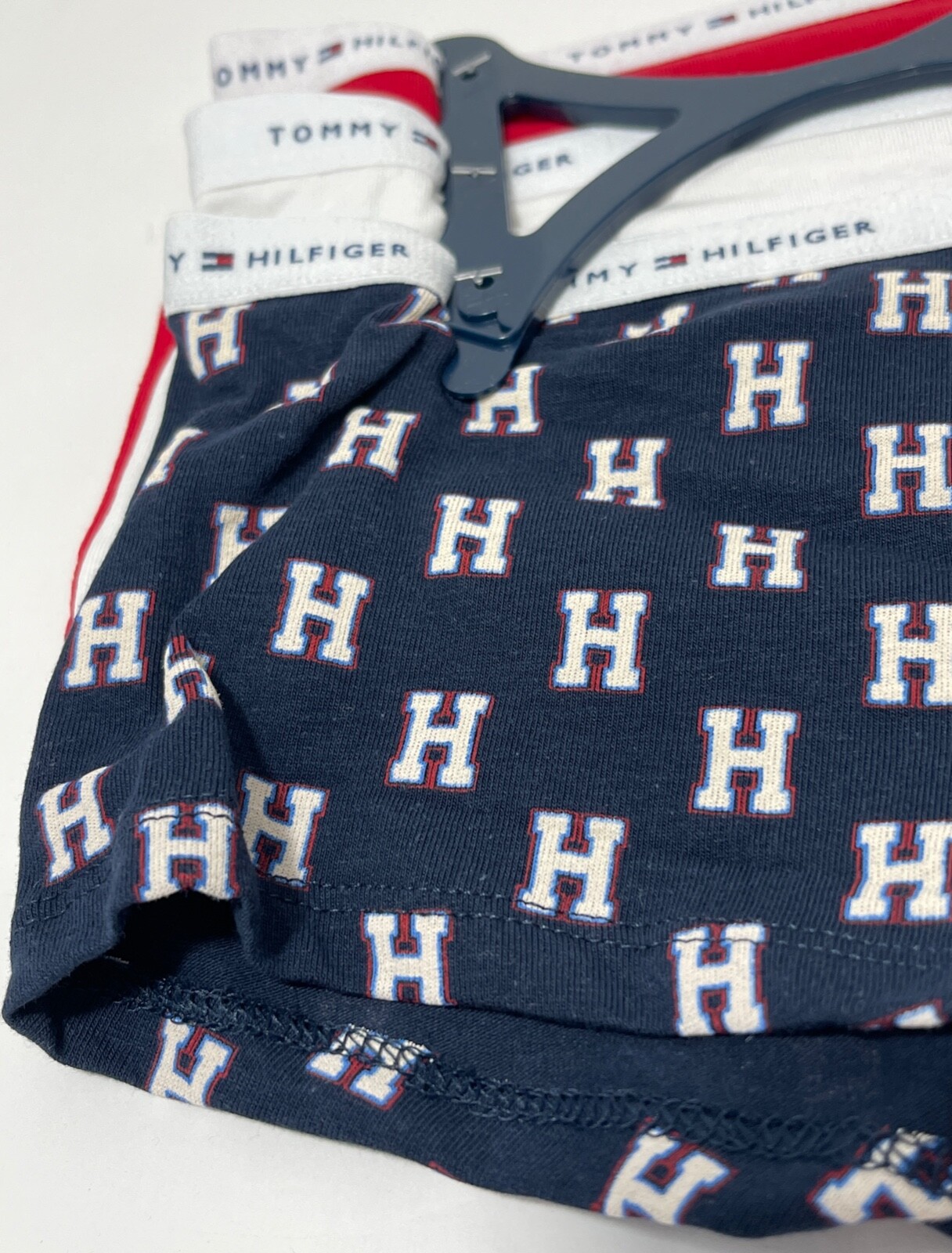 Tommy Hilfiger 3pk Stretch Boy Short Panties Size Medium COTTON NWT