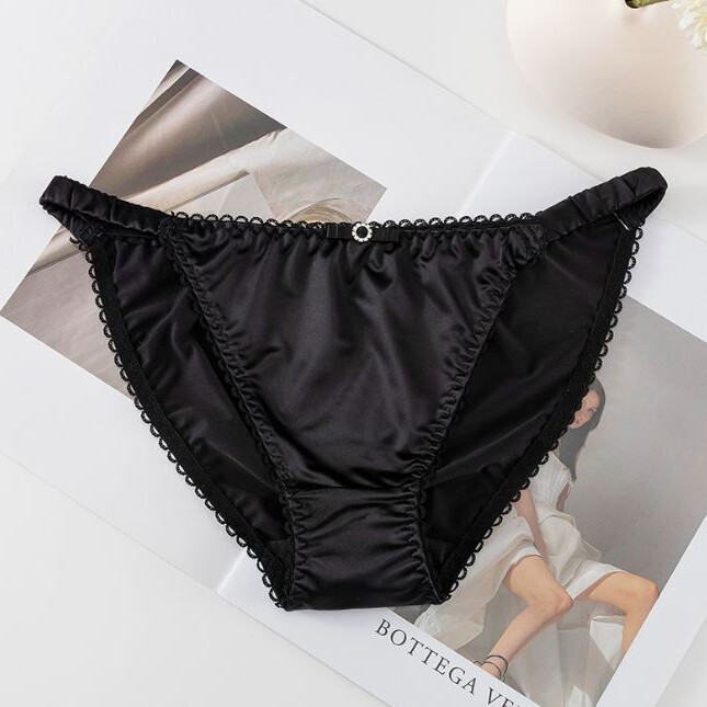 1/5 Pack Lot Womens Sexy Satin Panties Briefs Low Waist String Bikinis Lingeries