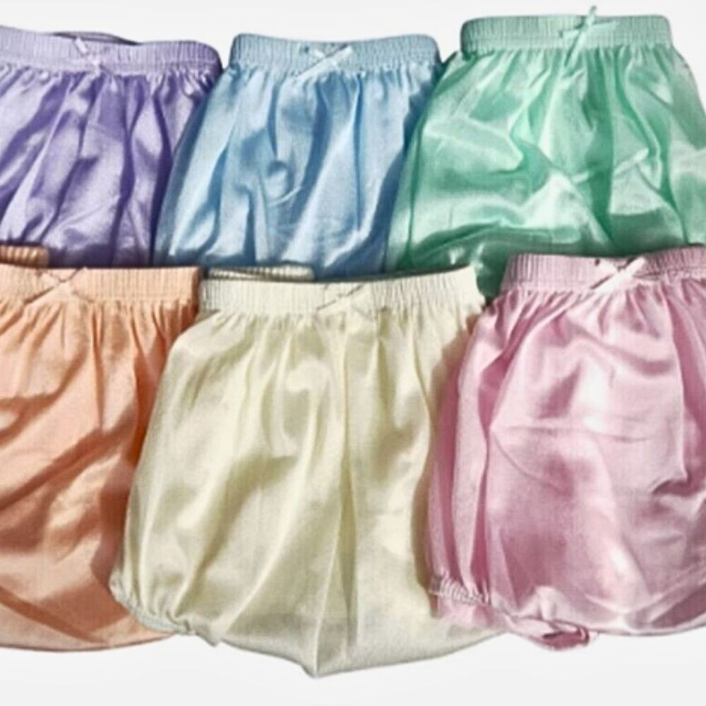 Granny Panties Underwear Nylon Silky Soft Brief Panty Size Plus Waist -48 ” x12
