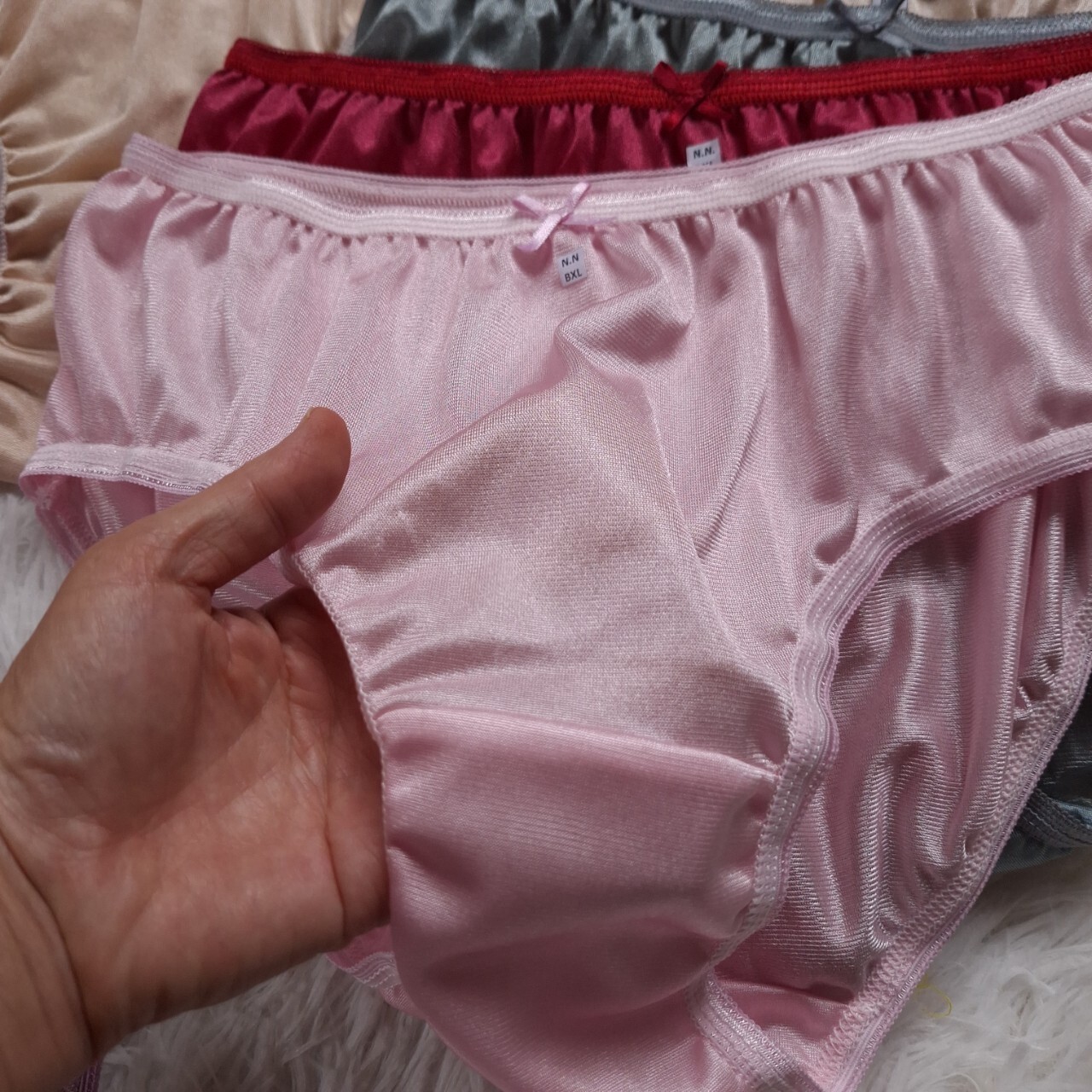 26pc Bikini Women Underwear Nylon Silky Soft Panties Smooth Briefs Hip 38″-42″XL