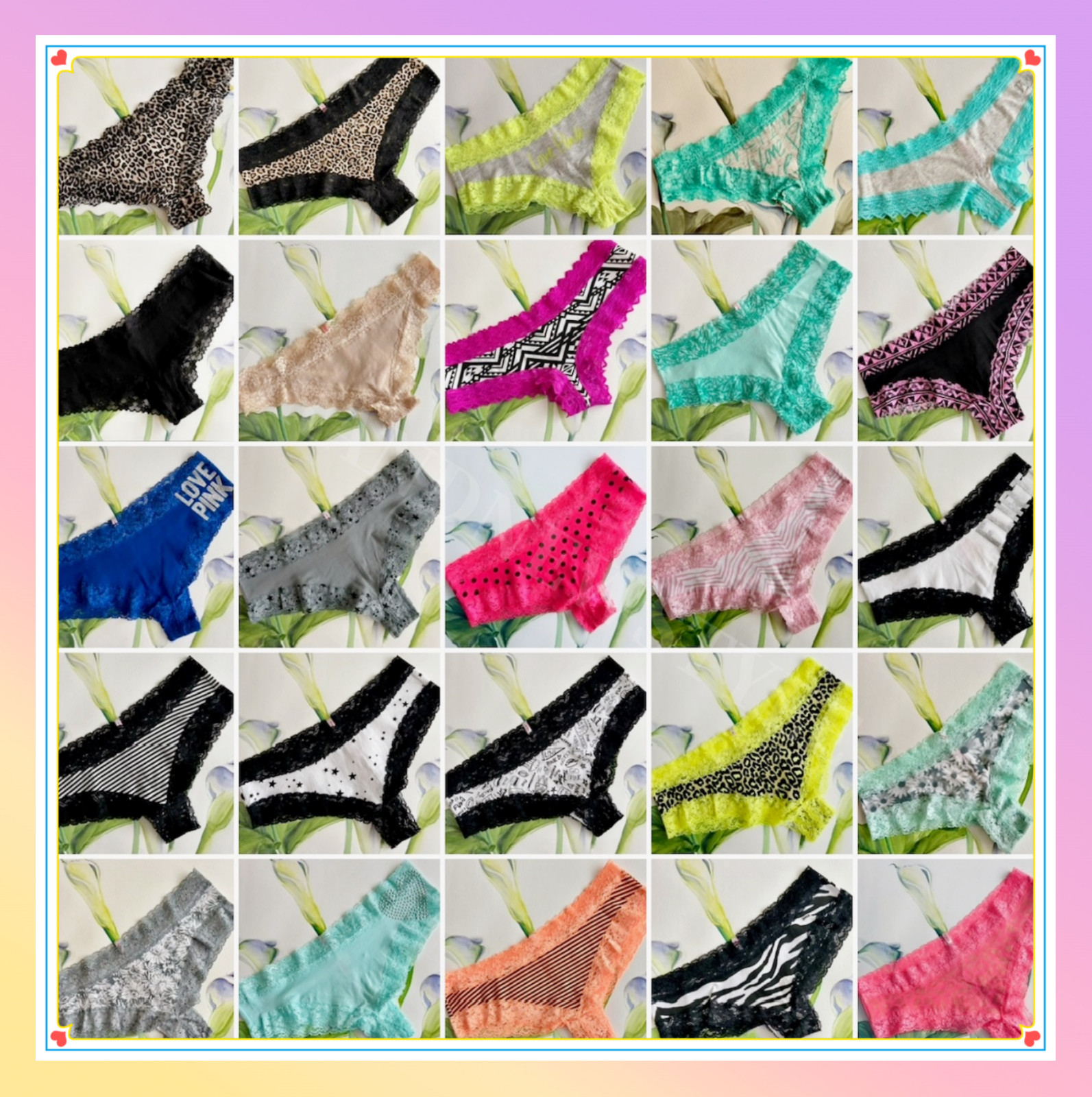 Victoria’s Secret PINK Extra Low Rise CHEEKY Panty PANTIES XS S M L U pick 1 NEW