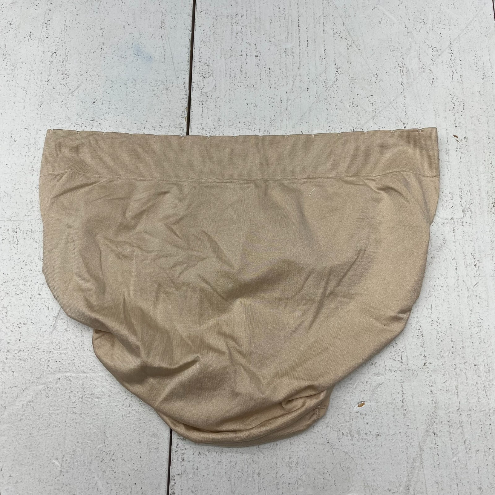 Vanity Fair Beige Seamless Hi-Cut Underwear Women’s Size X-Large (8) NEW
