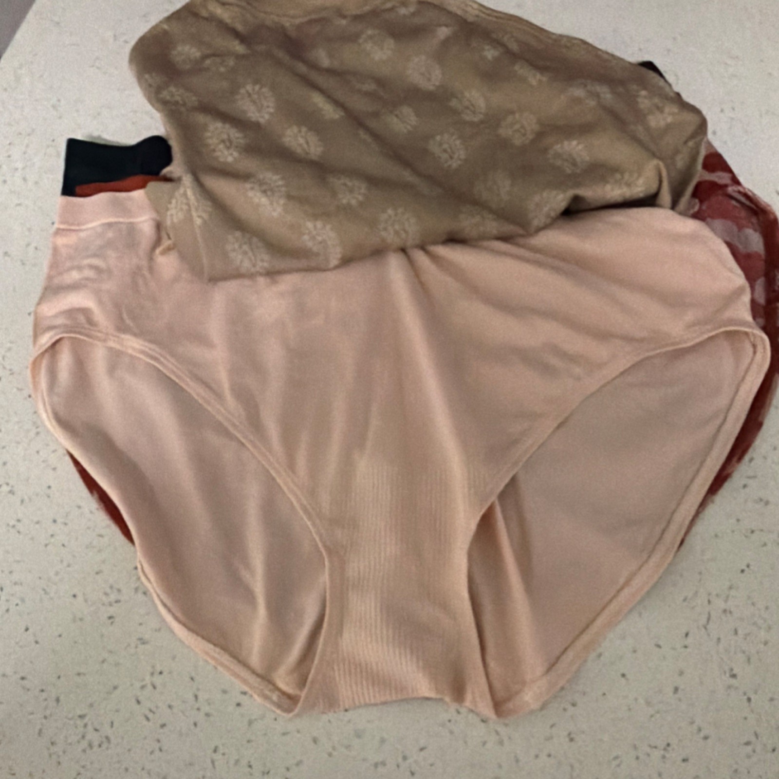 Lavis Countess High-Waisted Panties 4 Pack 2XL Plus Size Assorted Colors Stretch