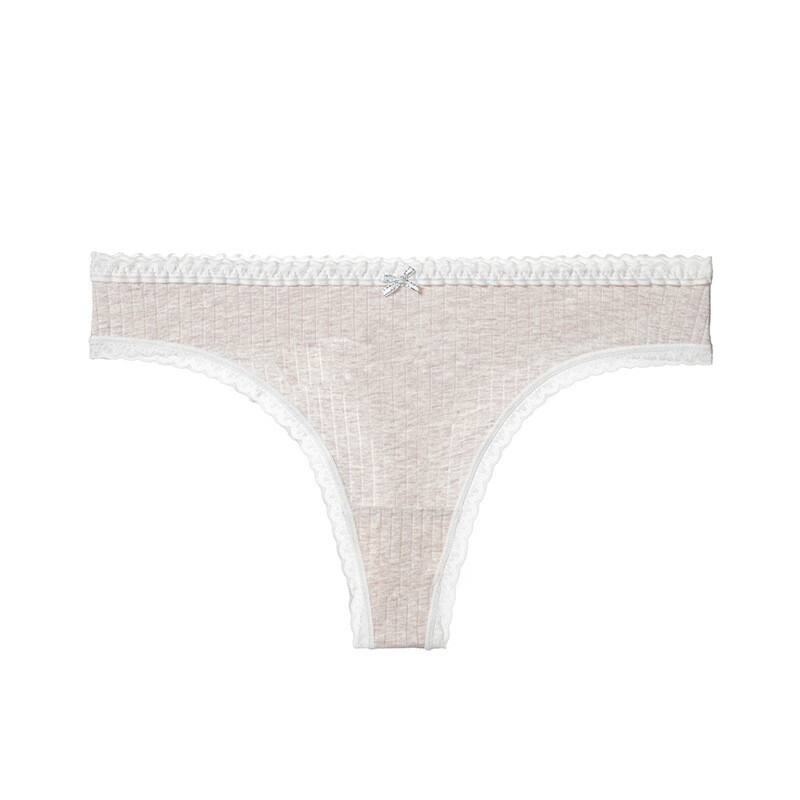 4 Pcs/Lot Seamless Cotton Thong Panties Pack Womens G-String Thongs Underwear