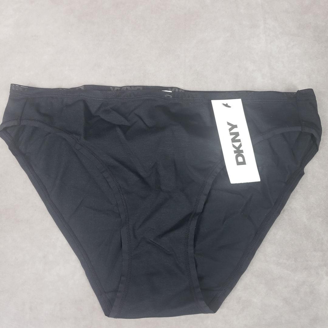 DKNY Underwear Womens Medium Black Cotton Modal Bikini Panties DK8462 Briefs