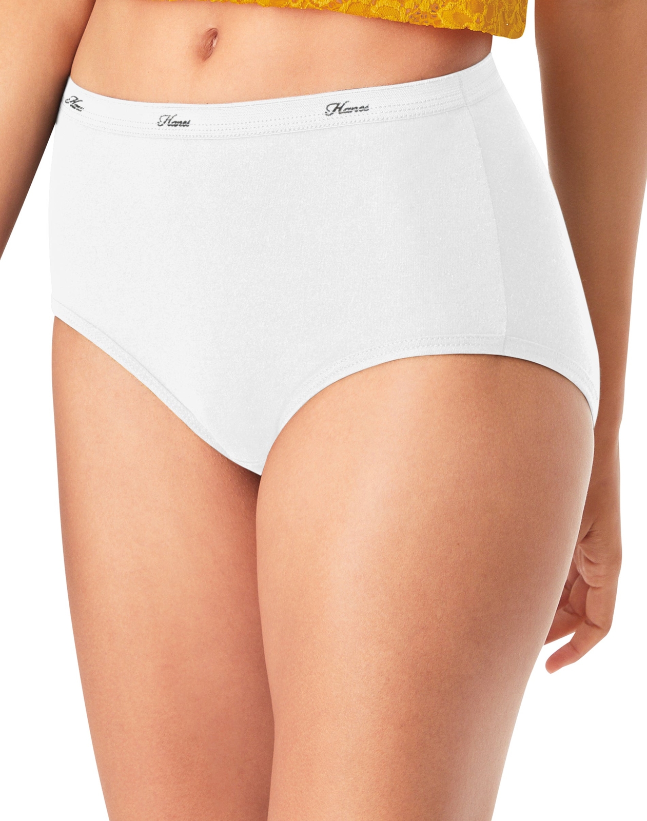 Hanes Womens 10-Pack Cotton Briefs Lady Underwear Panties Assorted Colors Prints
