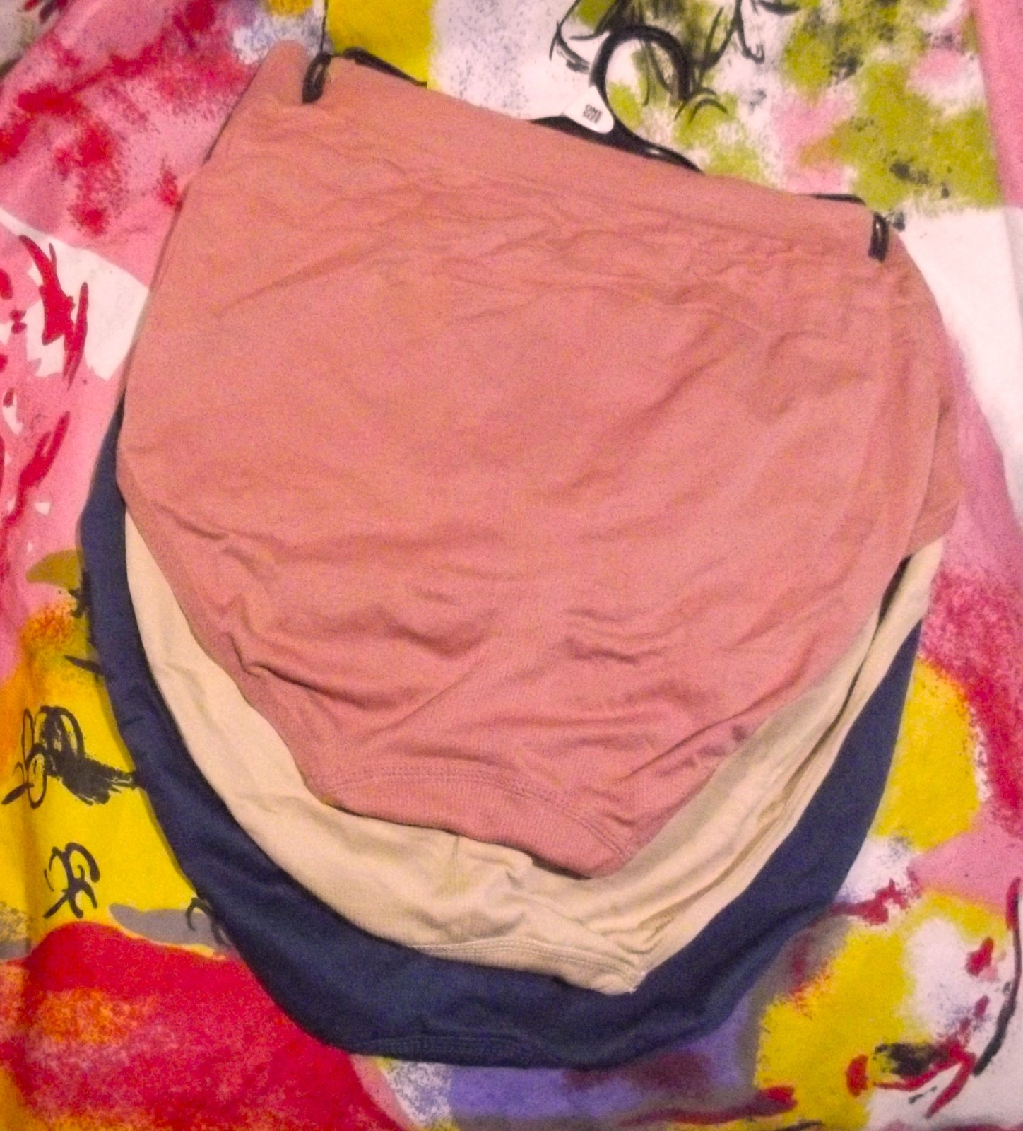 3 NEW PRIMA VALENTINA 16022 NY/BG/RS SEAMLESS TAGFREE MF BRIEF PANTIES ONE SIZE