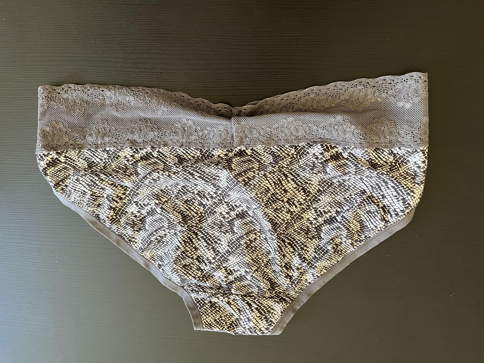 Natori 3pk Panties Womens One Size Gray Bliss Perfection Python Brief