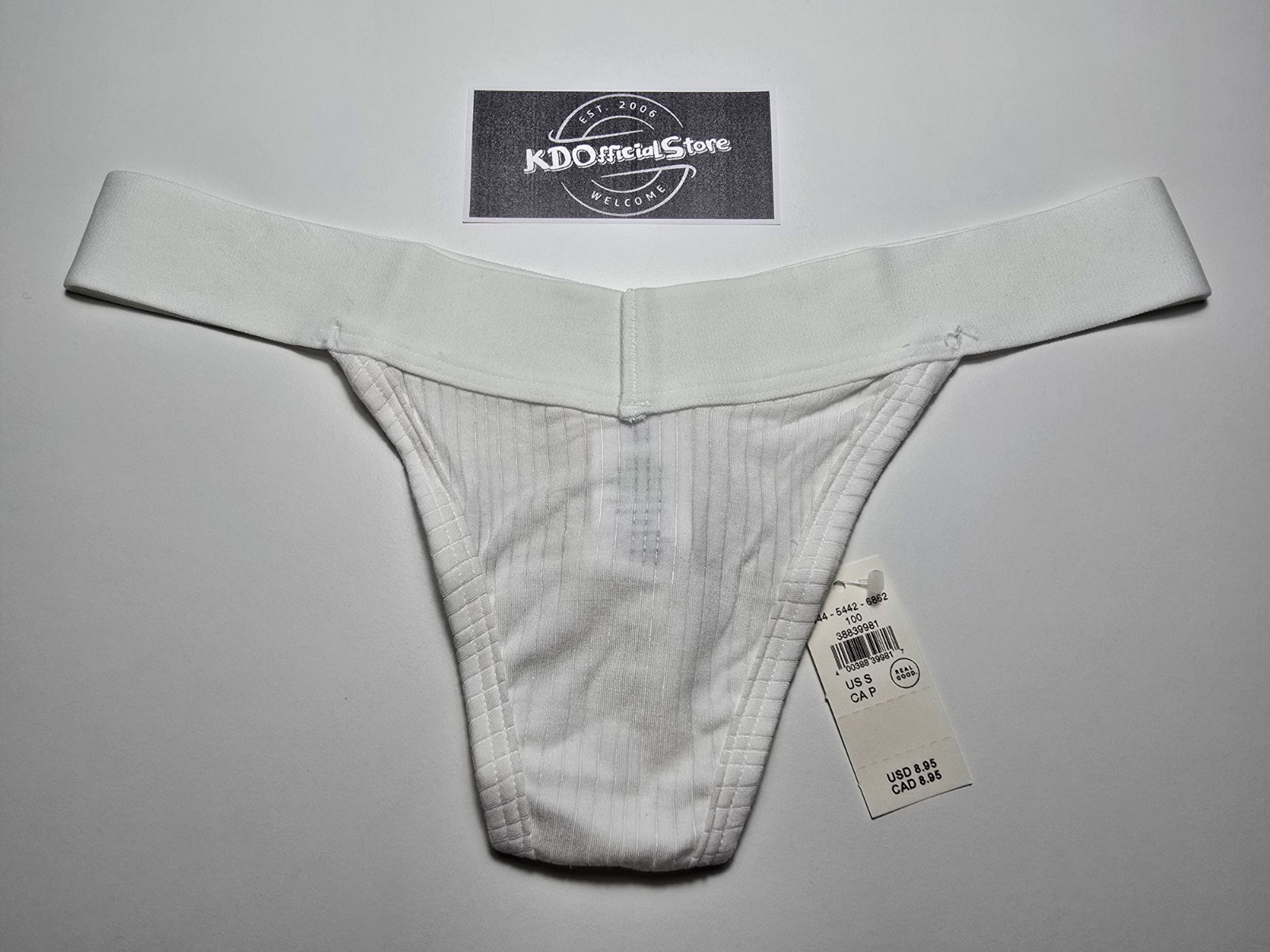 S American Eagle AERIE Superchill Modal Thong Undies Panties Underwear White