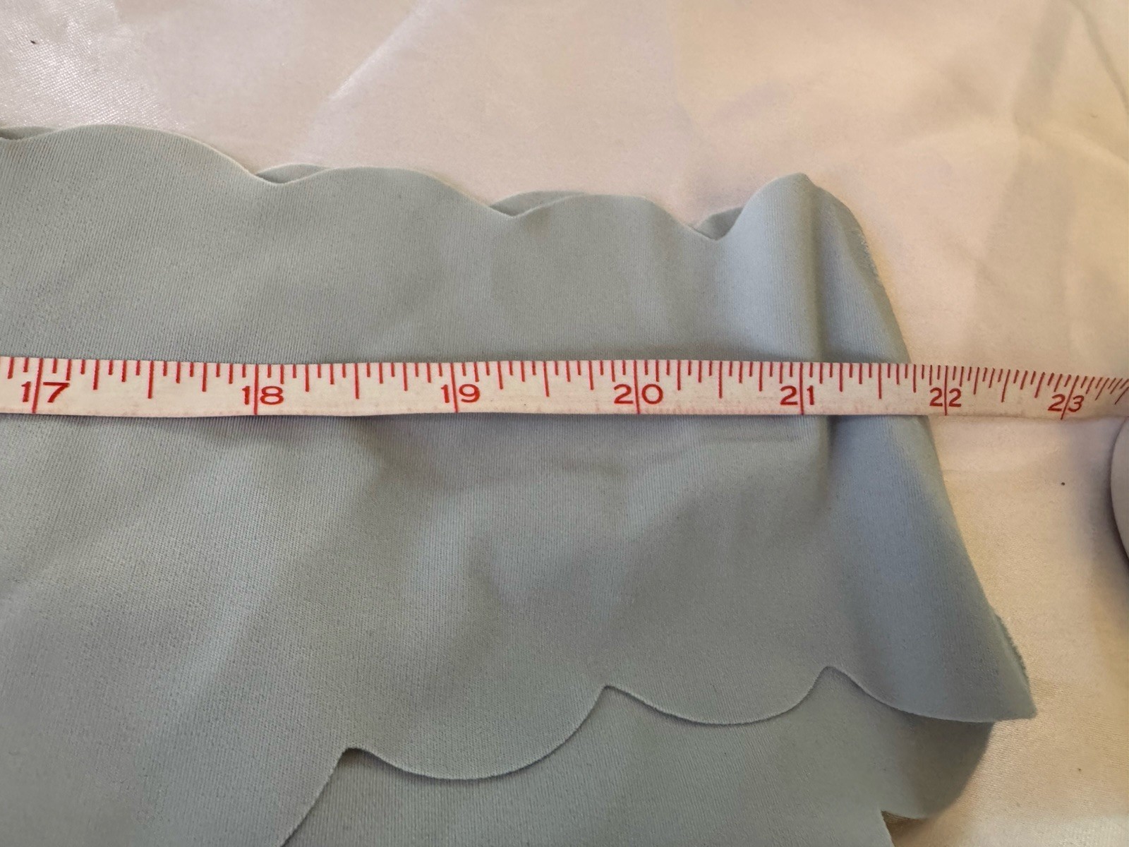 Laser Cut scallop edge Soft Light Baby Blue Cheeky Bootie Panties Sz XL