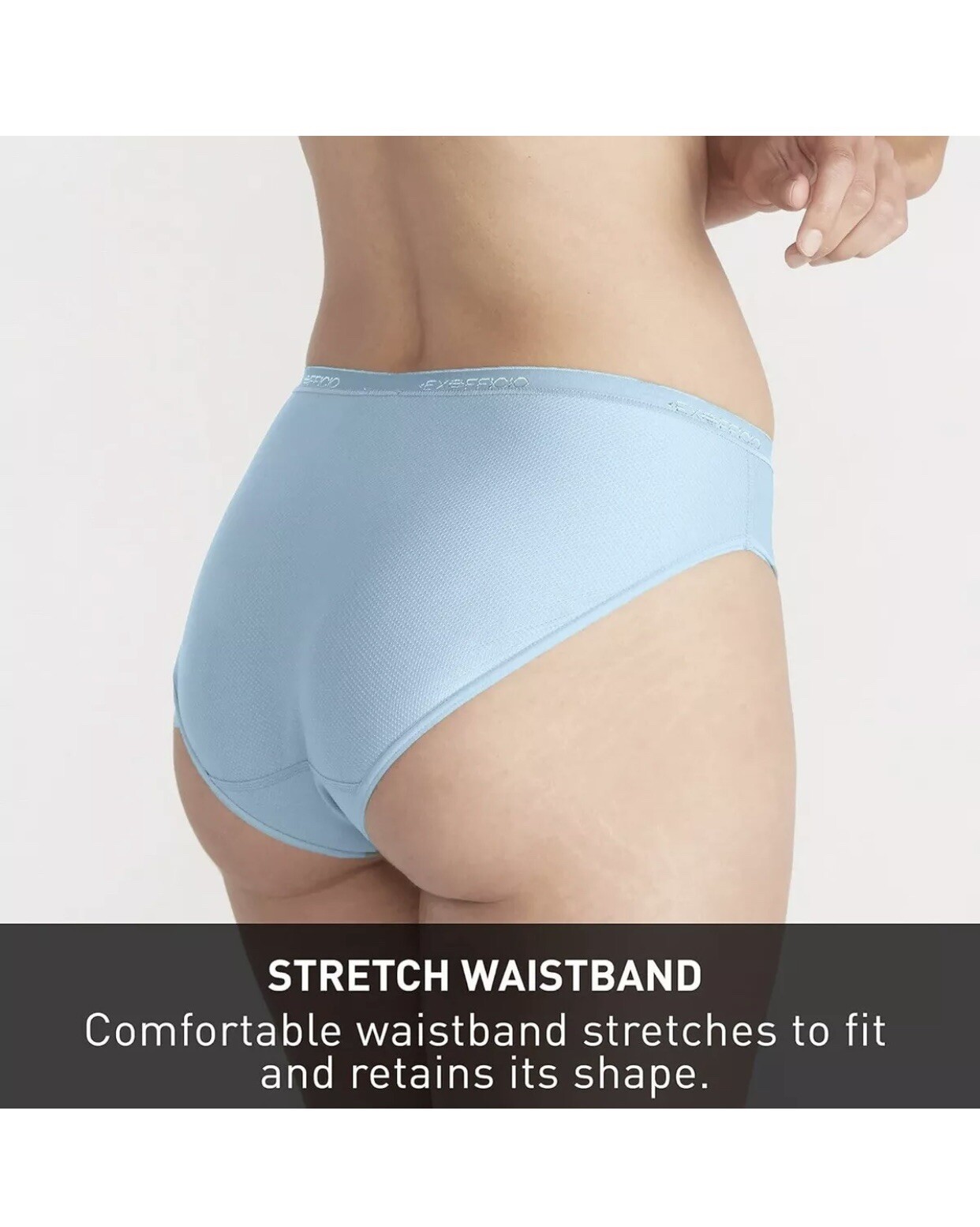 ExOfficio Give-N-Go BIKINI BRIEF Blue Woman Travel Mesh Panties XS