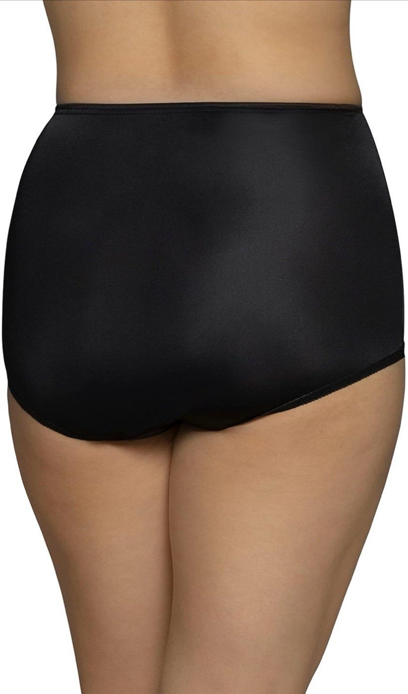 Vanity Fair Perfectly Yours Ravissant Tailored Brief Black 15712 3pk 5XL No Tag