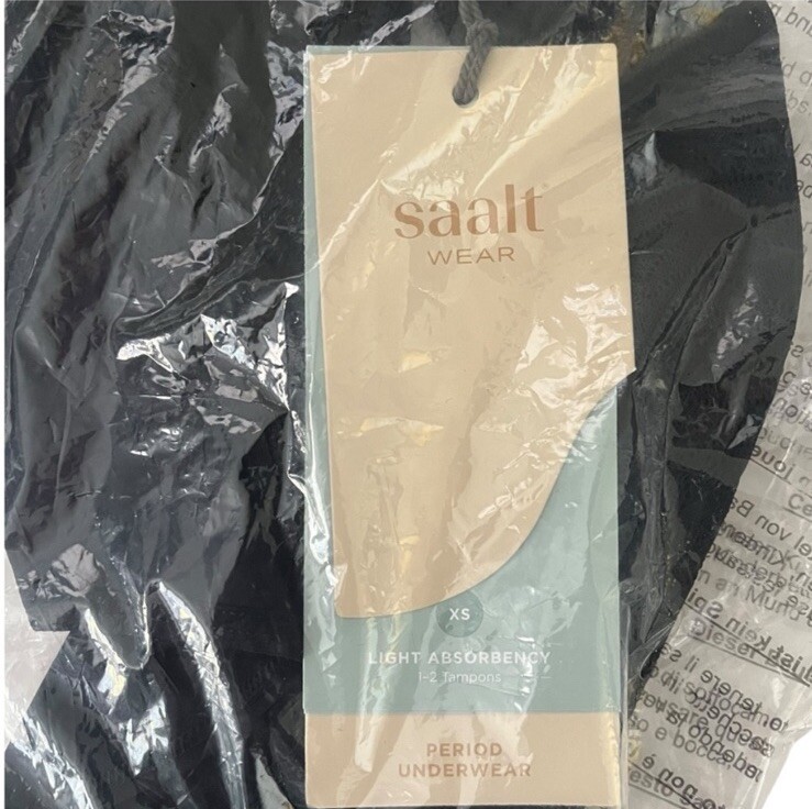 NWT Saalt Hipster Lace Light Period Underwear sz XS