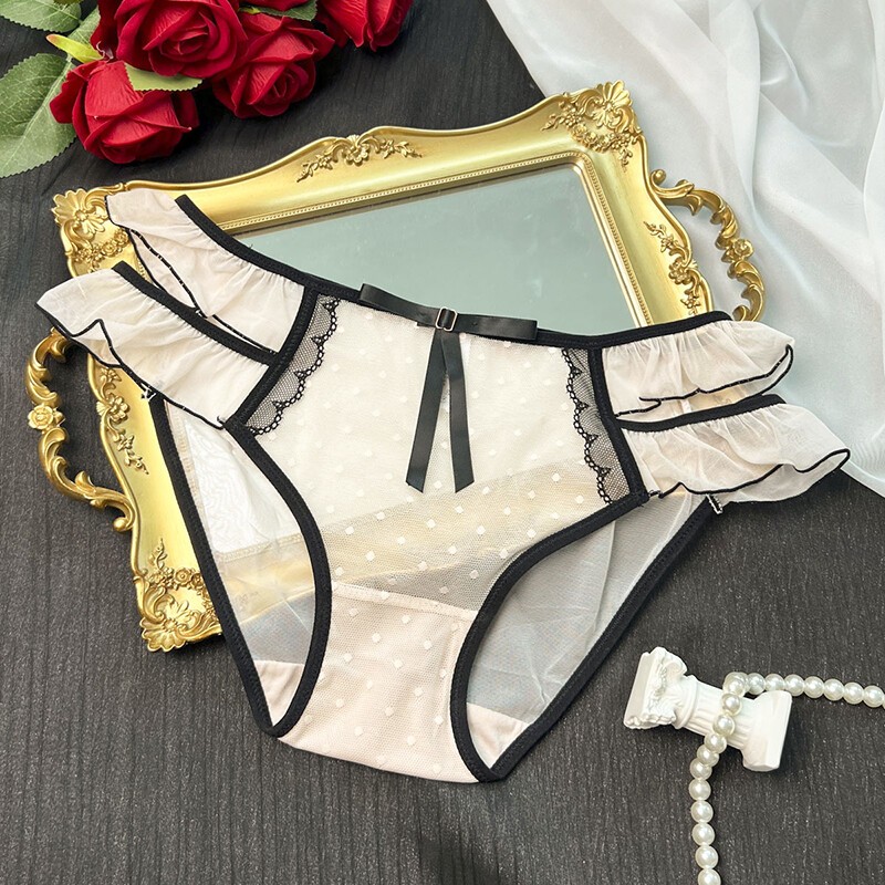 3 Pack Lot Sexy Womens See Through Sheer Panties French Underwear Brief Lingerie