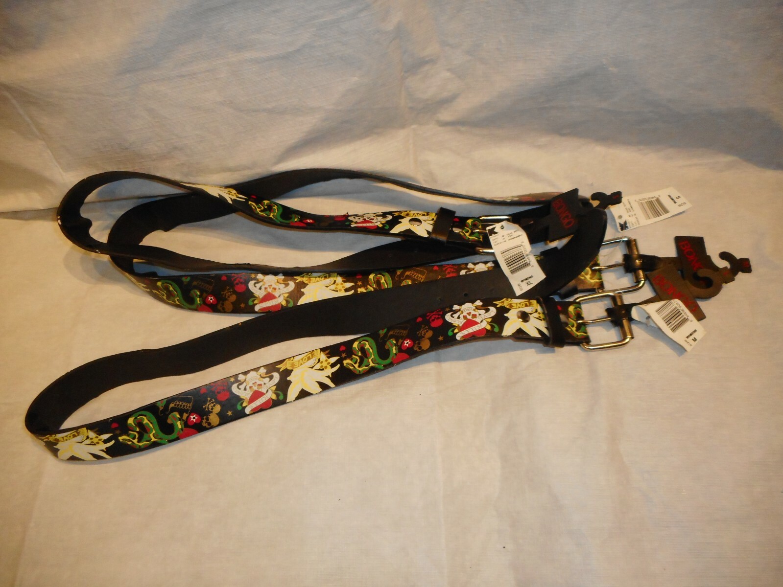Kmart Bongo Female Multi color Belts Sizes Small, Medium, And Large