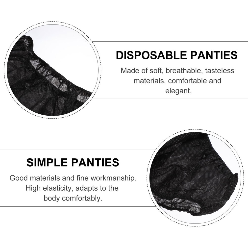 10Pcs Reusable Briefs Women Briefs Non-Woven Fabric Underwear for Travel Spa